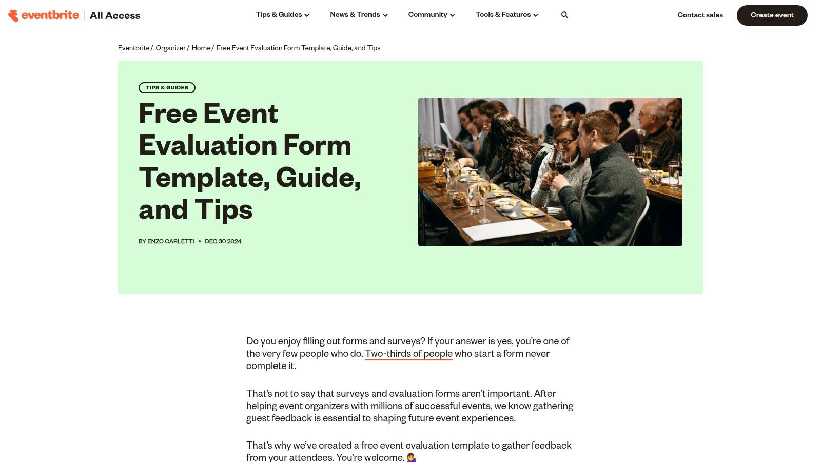Eventbrite (guides + co-created templates)