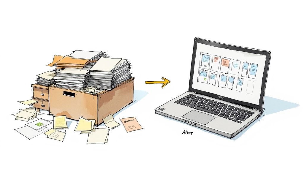 Digital cabinet metaphor