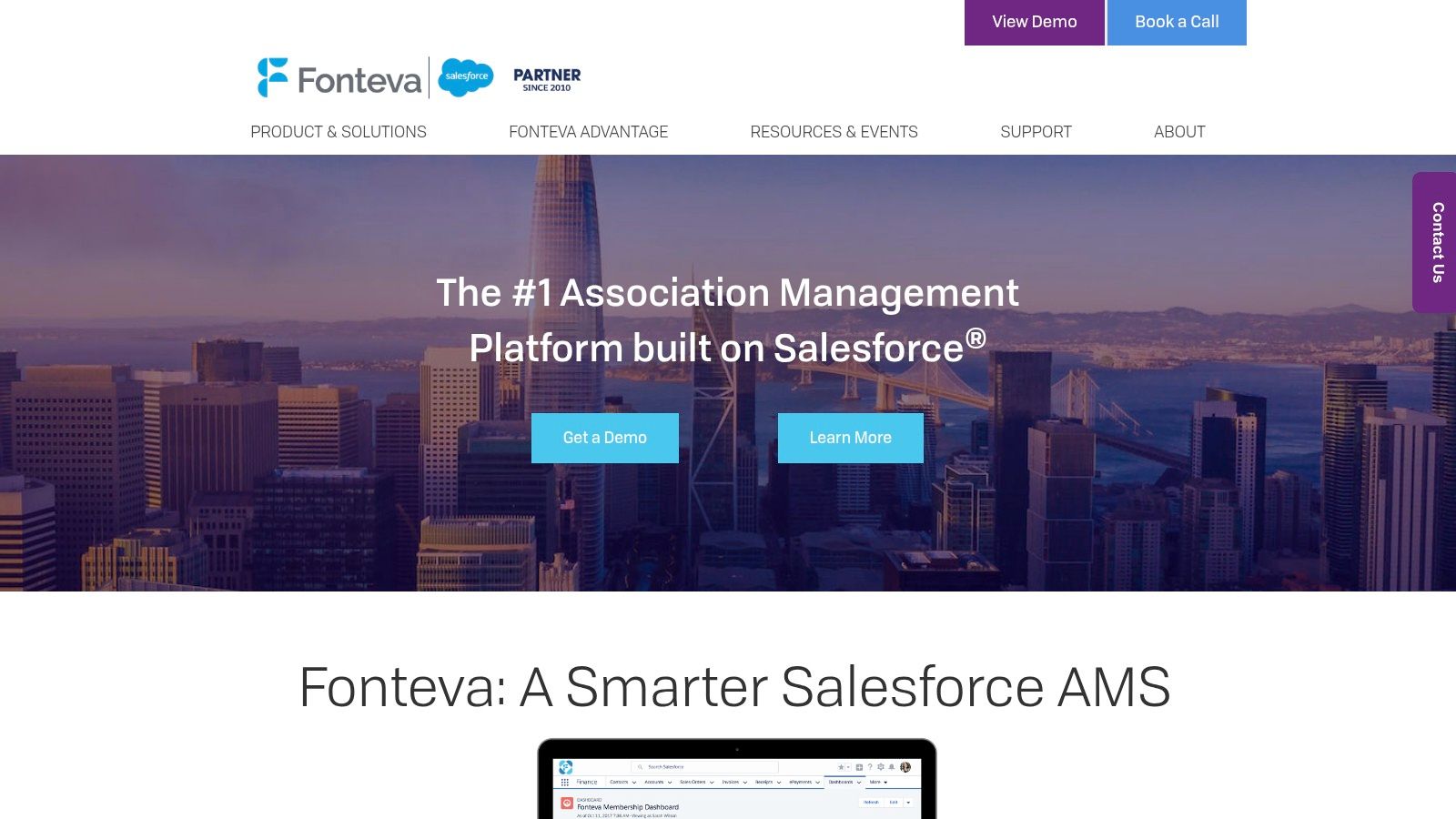 Fonteva (Togetherwork) – Salesforce‑based AMS