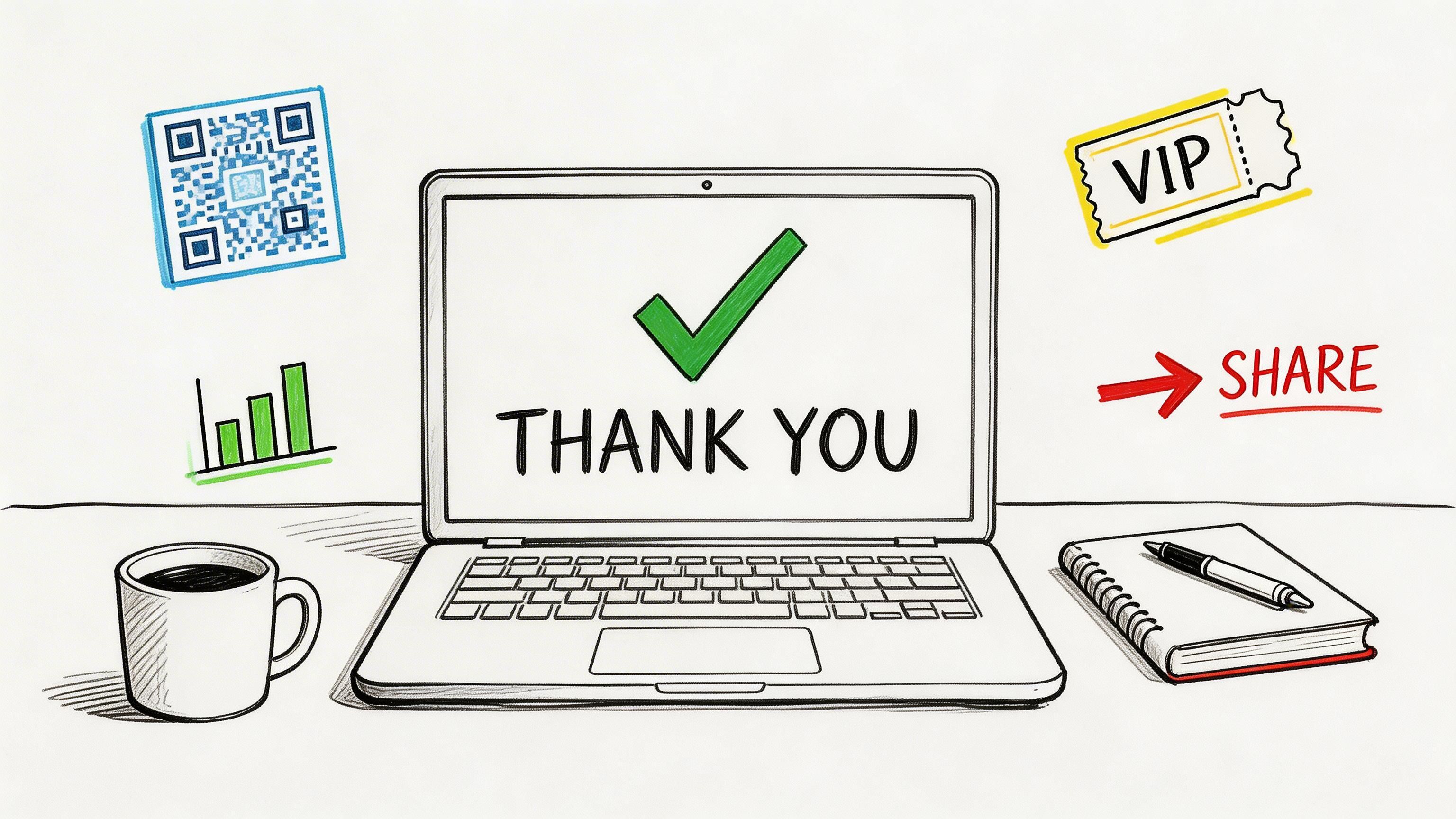 Thanks You Page Guide for Events & Memberships