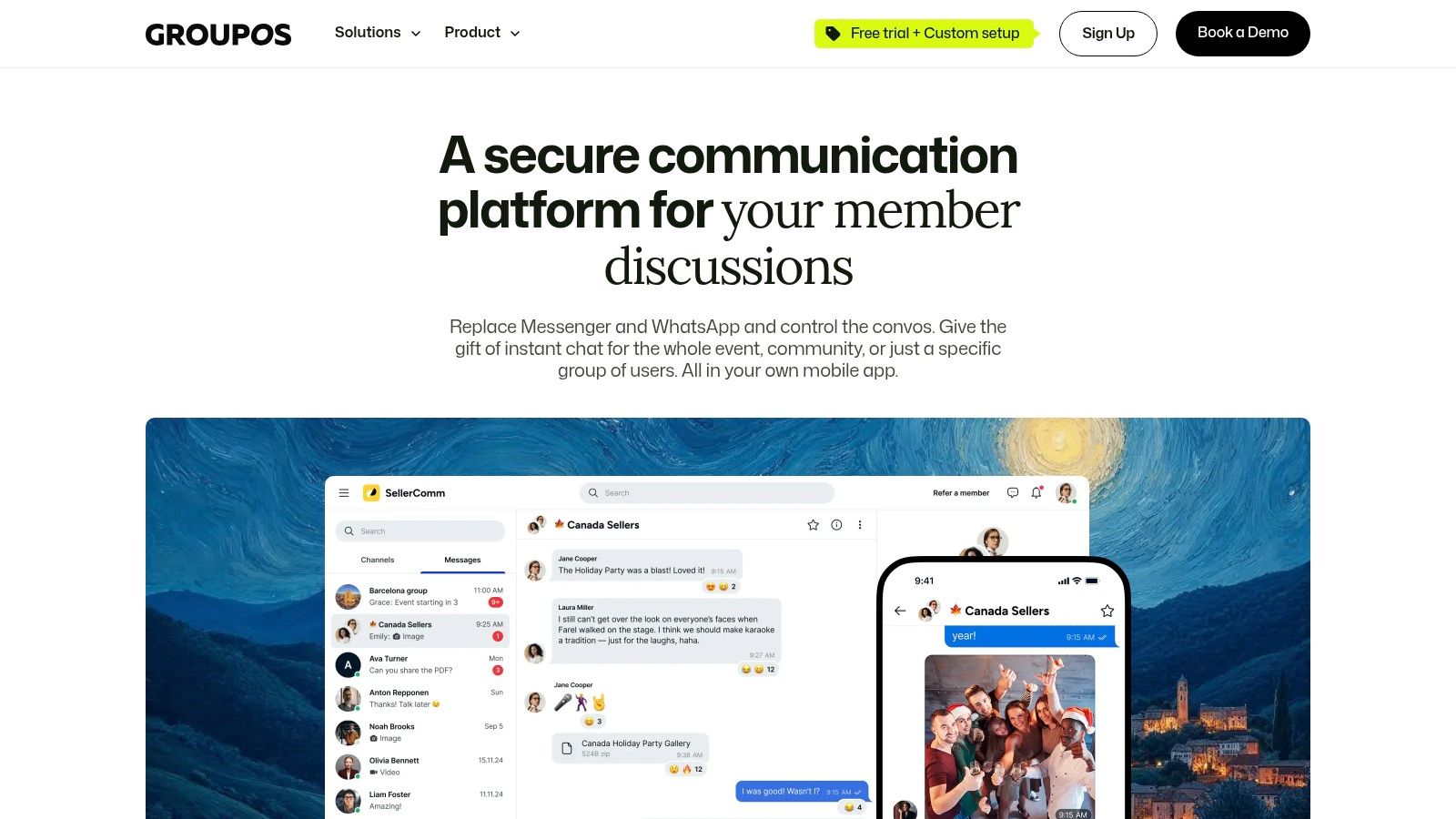 Chats & Channels, GroupOS