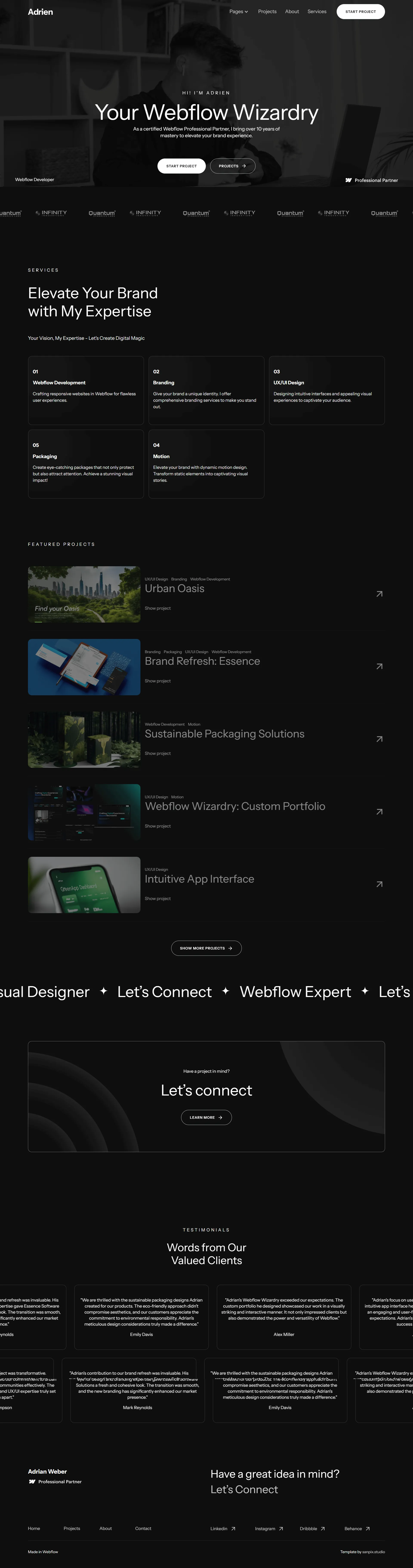 Home 2 page screenshot preview