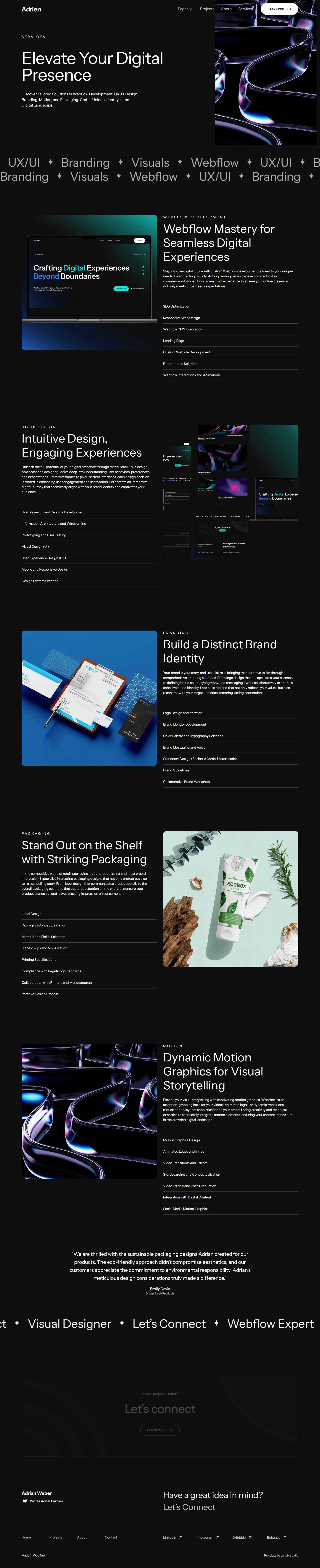 Service 2 page screenshot preview