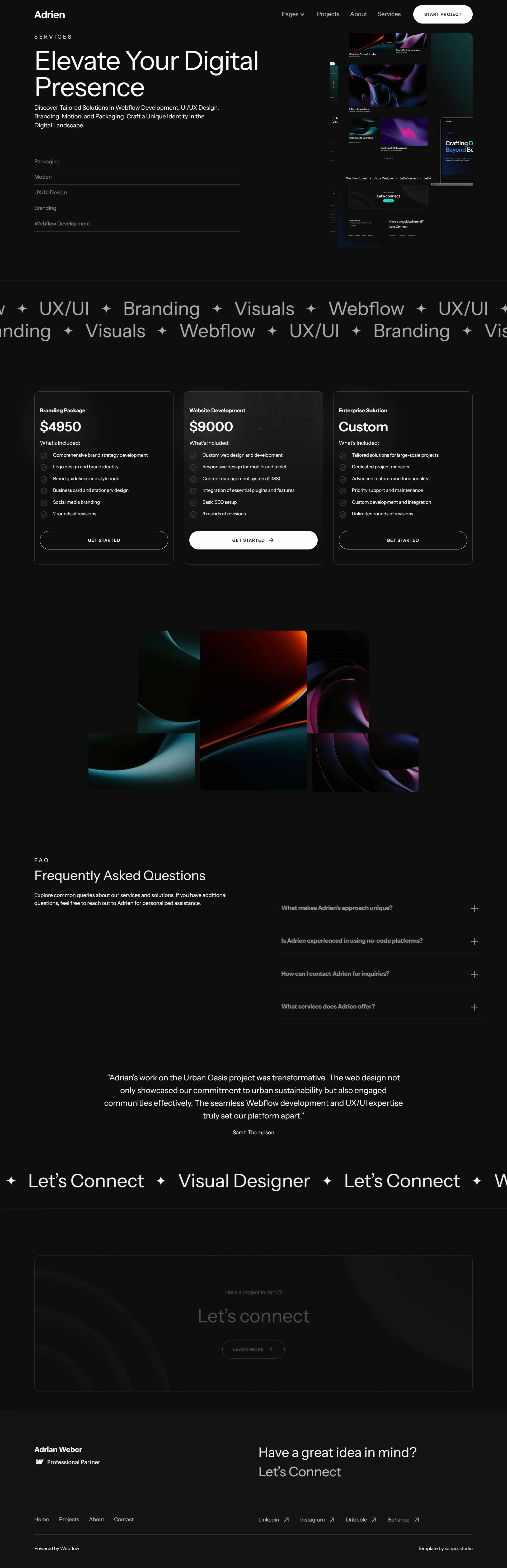 Service 3 page screenshot preview