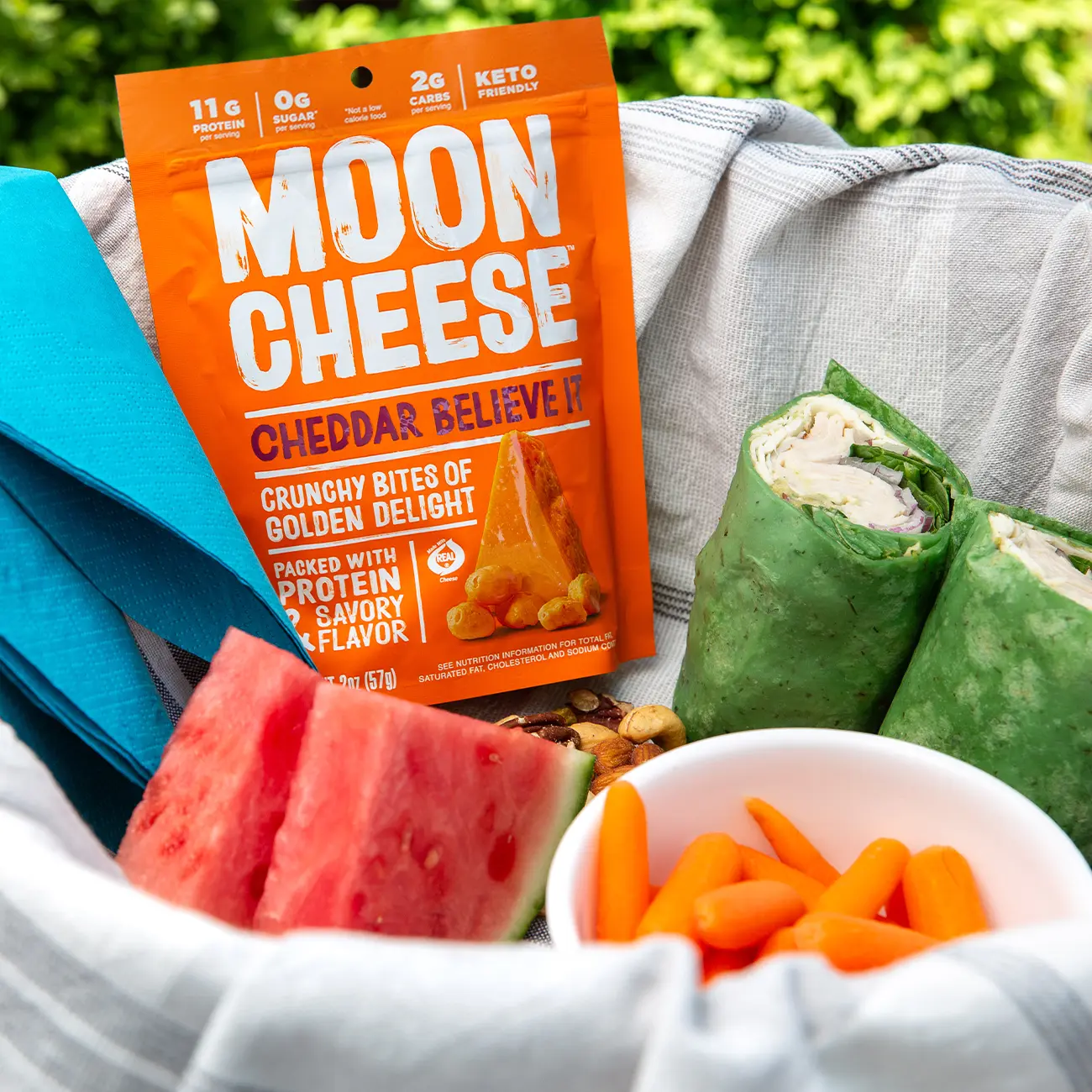 Lifestyle photoshoot for premium food CPG brand | Baylii Branding