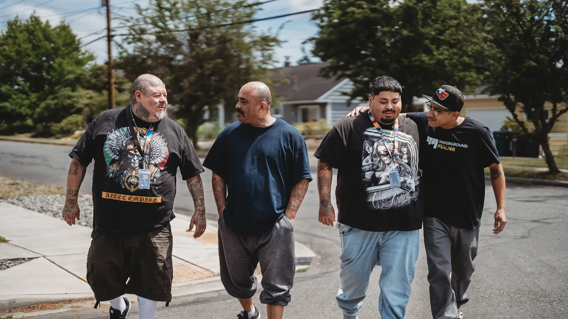 Underground Ministries team at work during photoshoot | Baylii Branding