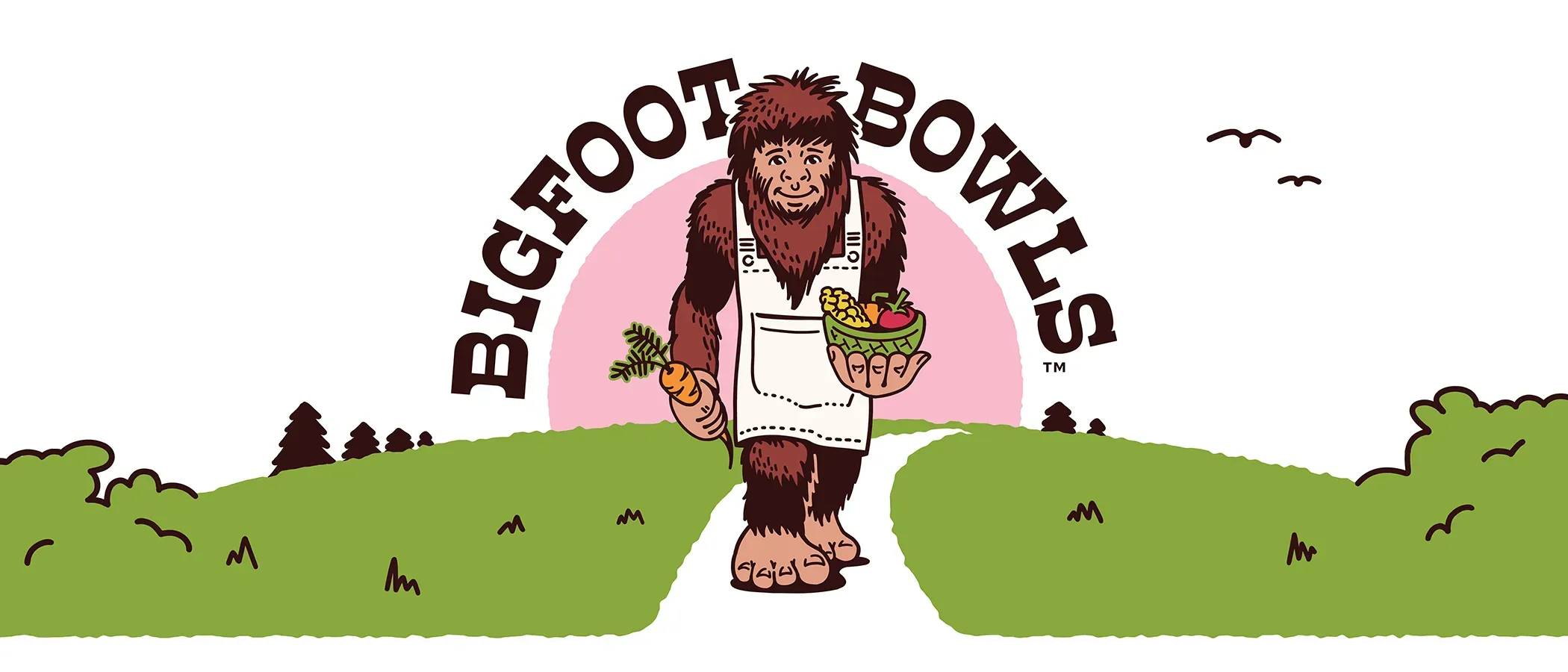 New CPG brand of Bigfoot Bowls in a field | Baylii Branding | Mount Vernon, WA
