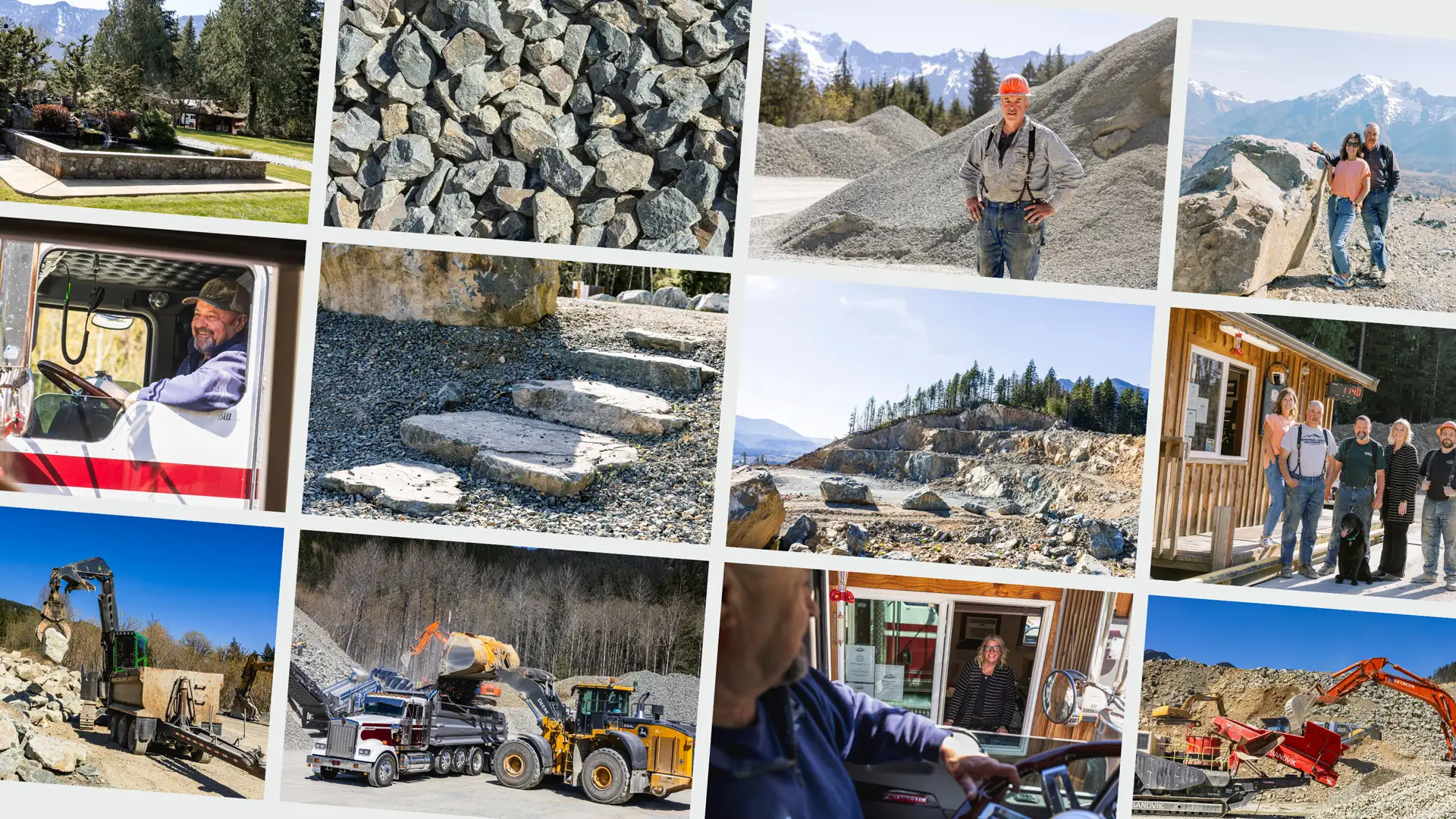 New website design for quarry photoshoot | Baylii Branding | Mount Vernon, WA