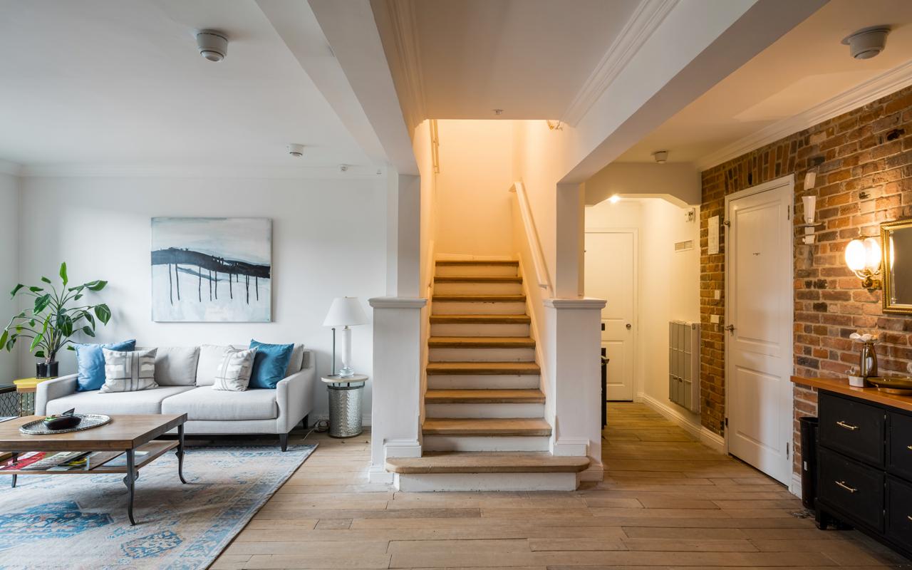 Completed ground floor of a listed building in London