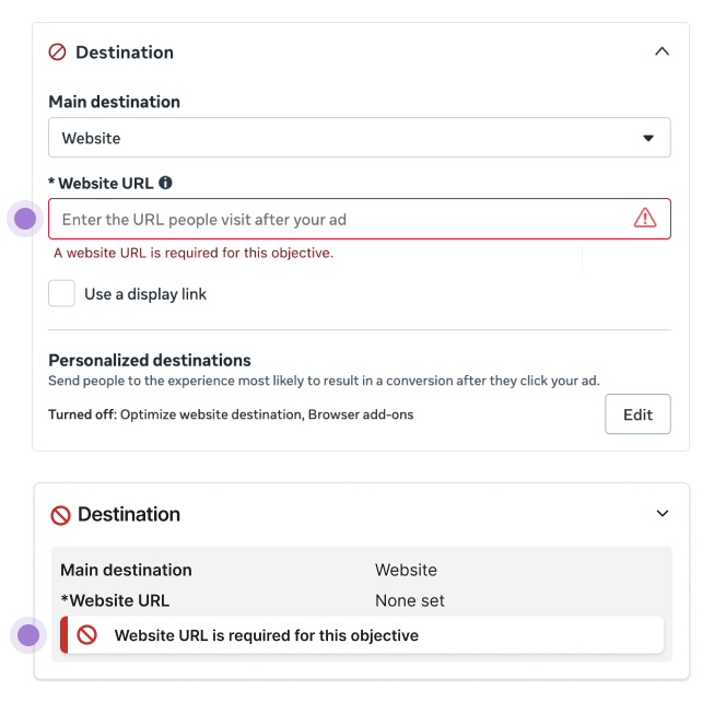 Image of how an administrator can select users via filters.