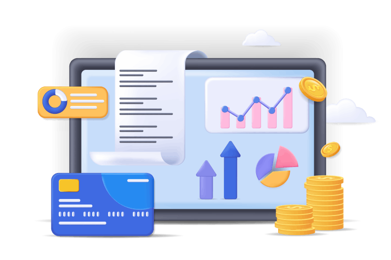 A dashboard that shows the analytics of a store