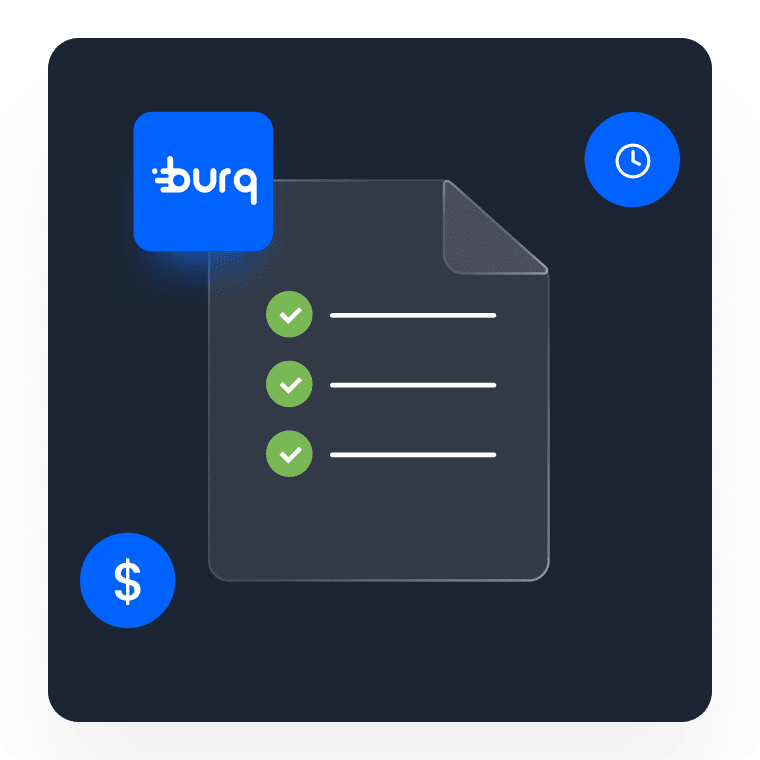 Save time and resources while Burq handles the busy work of managing delivery details.