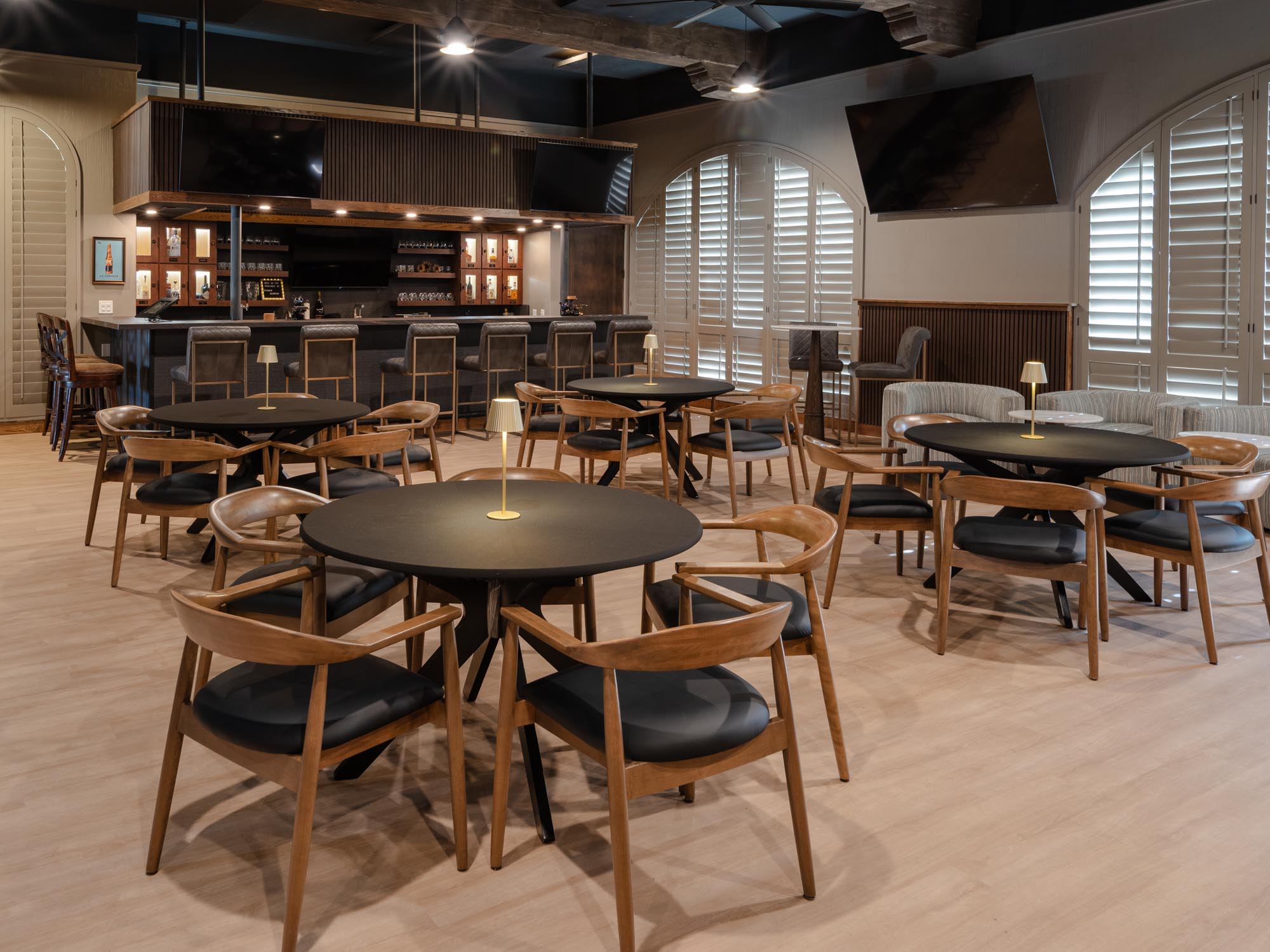 A bar at the owners lounge at Outdoor Resort Indio