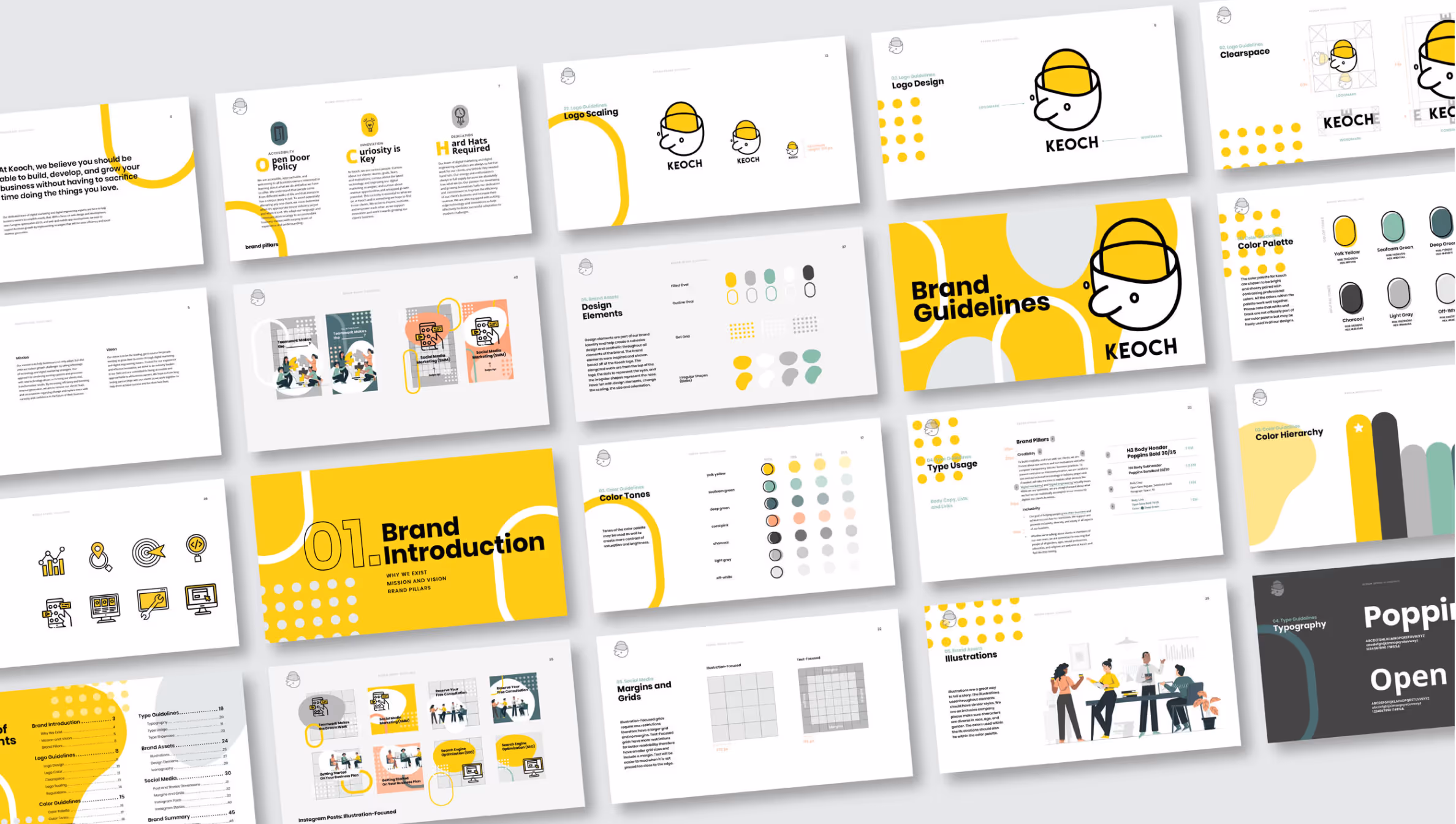 Brand identity example one