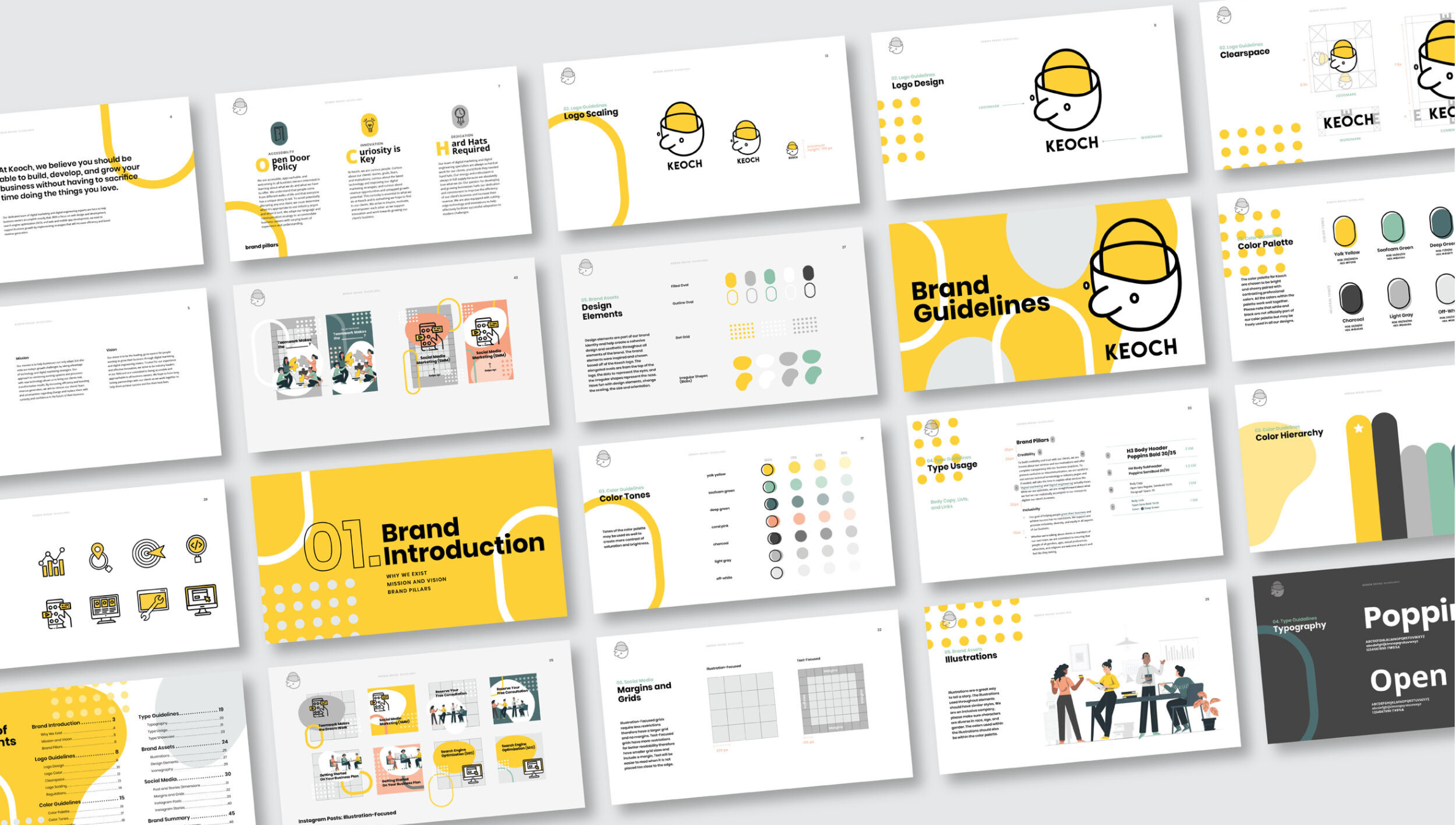Brand identity example one