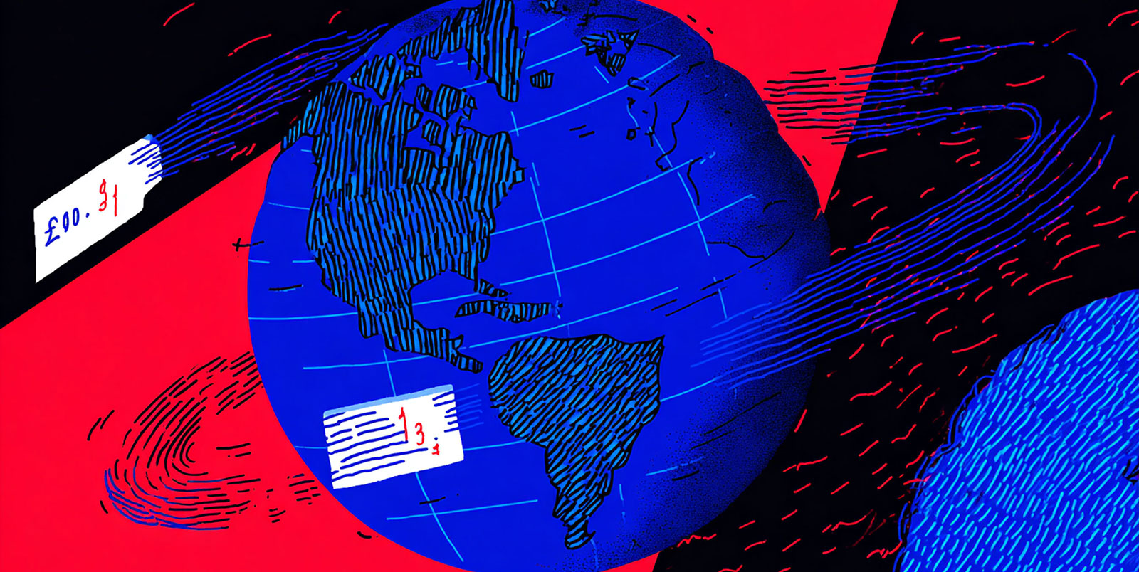 Top-down view of a desk with a notebook, coffee cup, and glasses, symbolizing planning, focus, and workspace organization.