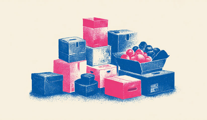 Organized shelves, tools, and packaging elements representing structured systems and operational consistency in branded Shopify businesses.