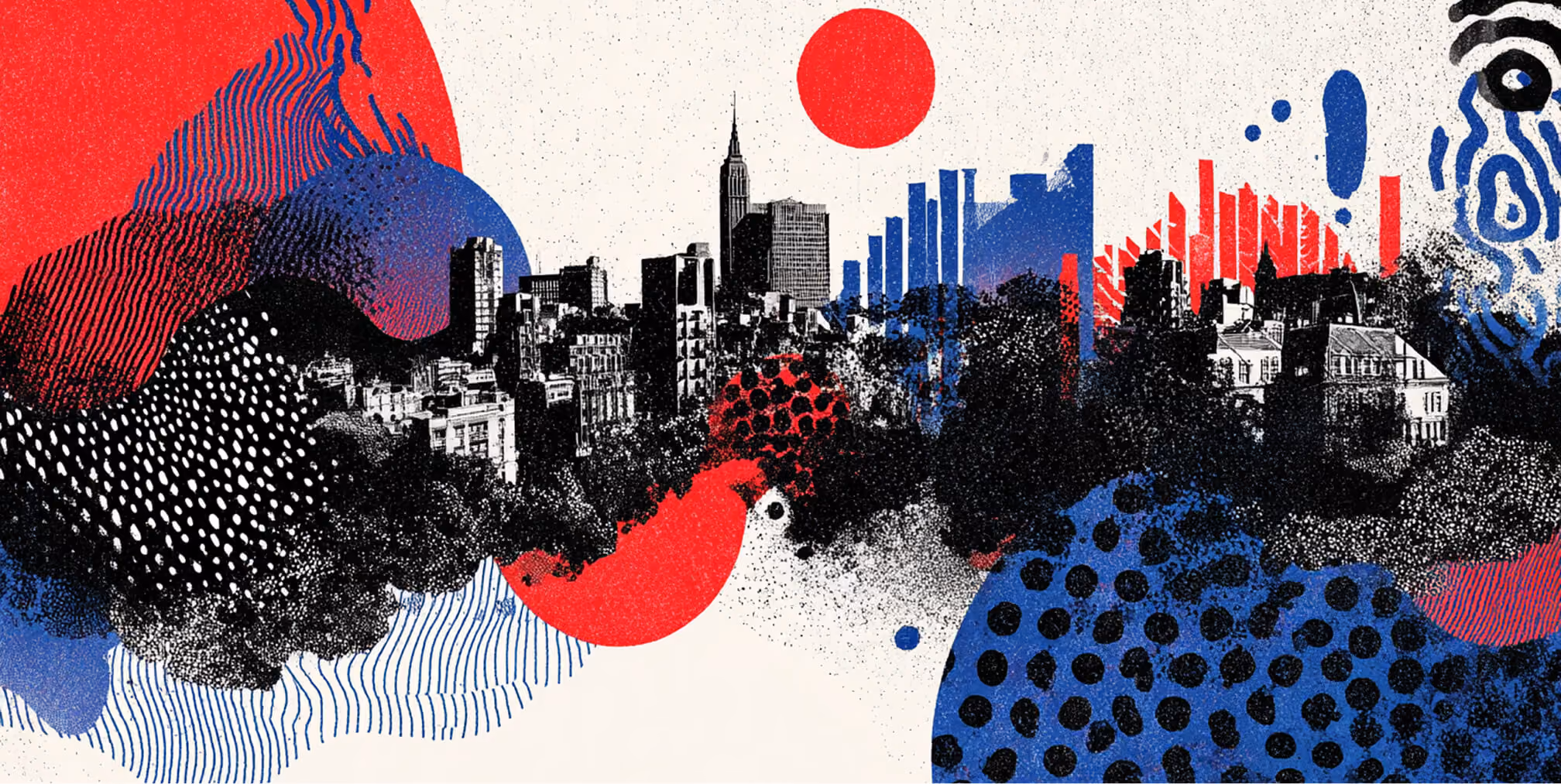 Silhouetted figures standing together within layered editorial textures, symbolizing shared understanding, audience connection, and brand trust.