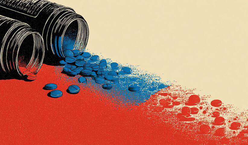 Spilled coins from tipped containers, representing wasted budget and poor investment decisions in rebranding.