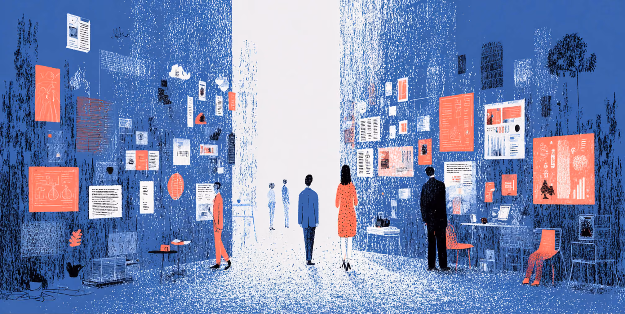 Editorial-style digital gallery filled with interface layouts, charts, and creative assets, representing portfolio showcases, branding systems, and modern Webflow agency presentations.