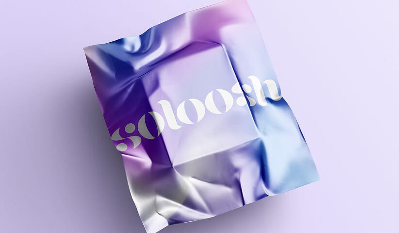 Flexible skincare pouch packaging with iridescent finishes, highlighting modern packaging design trends that emphasize shelf impact, innovation, and visual differentiation.