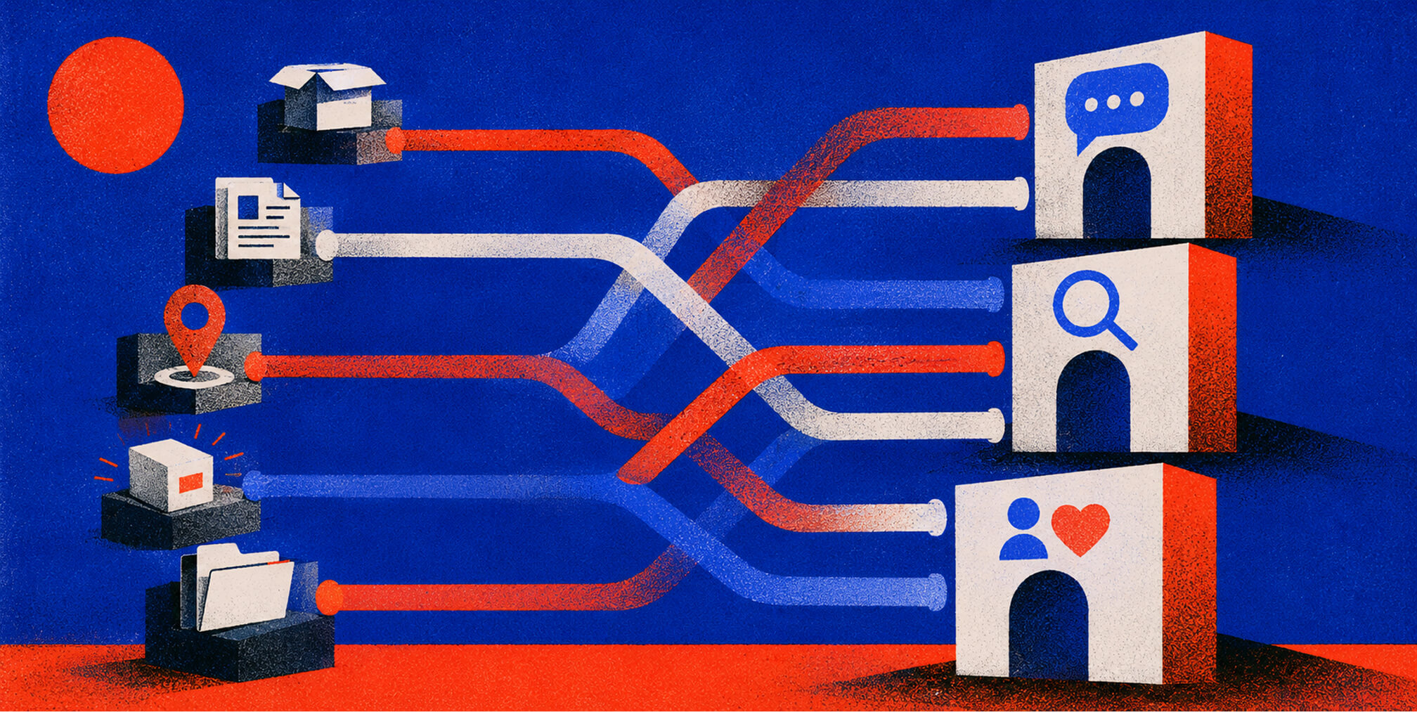 Different business types following distinct paths toward search, social, and conversational advertising.