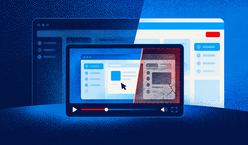 A SaaS video becomes outdated as the product interface changes around it.