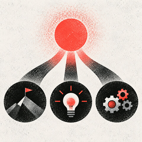 One integrated agency system connects brand strategy, creative work, and execution.