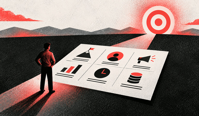 Marketing leader defines the business problem, audience, goals, timeline, and budget before hiring an agency.