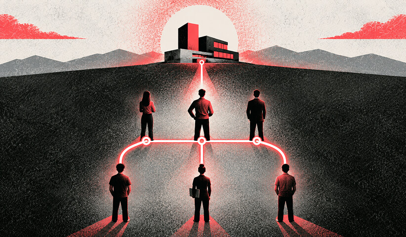 A clear agency team structure shows who pitches, manages, and delivers the client work.