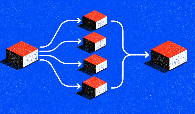 UTM naming workflow showing one campaign structure branching into standardized components before being consolidated into a consistent format.