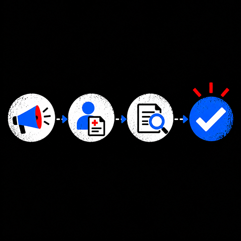 A three-step decision process determines whether a healthcare marketing campaign needs patient authorization.