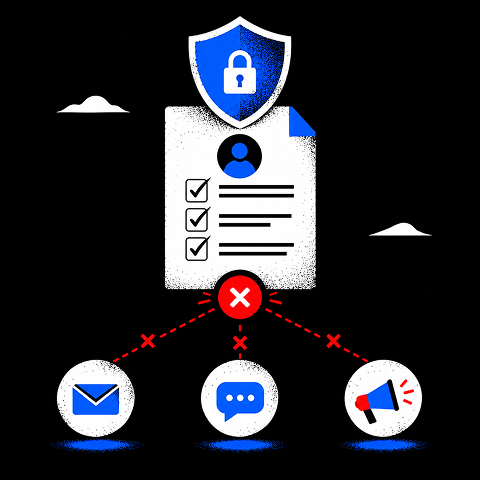 A HIPAA marketing authorization controls consent across email, SMS, and advertising systems.
