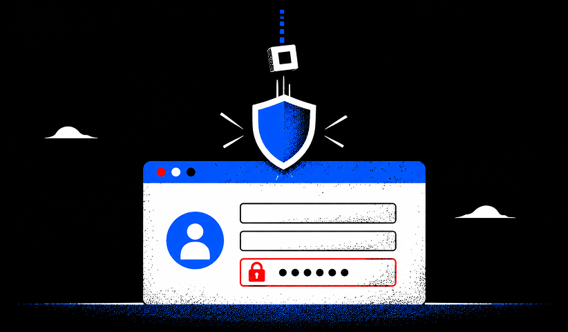 A privacy shield blocks a tracking pixel from capturing sensitive data on a patient-facing webpage.