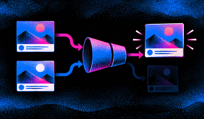 Two LinkedIn ad variations test one creative variable before budget shifts toward the stronger performer.