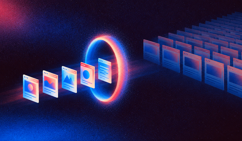 A small pilot group of programmatic pages is validated before a larger site rollout begins.