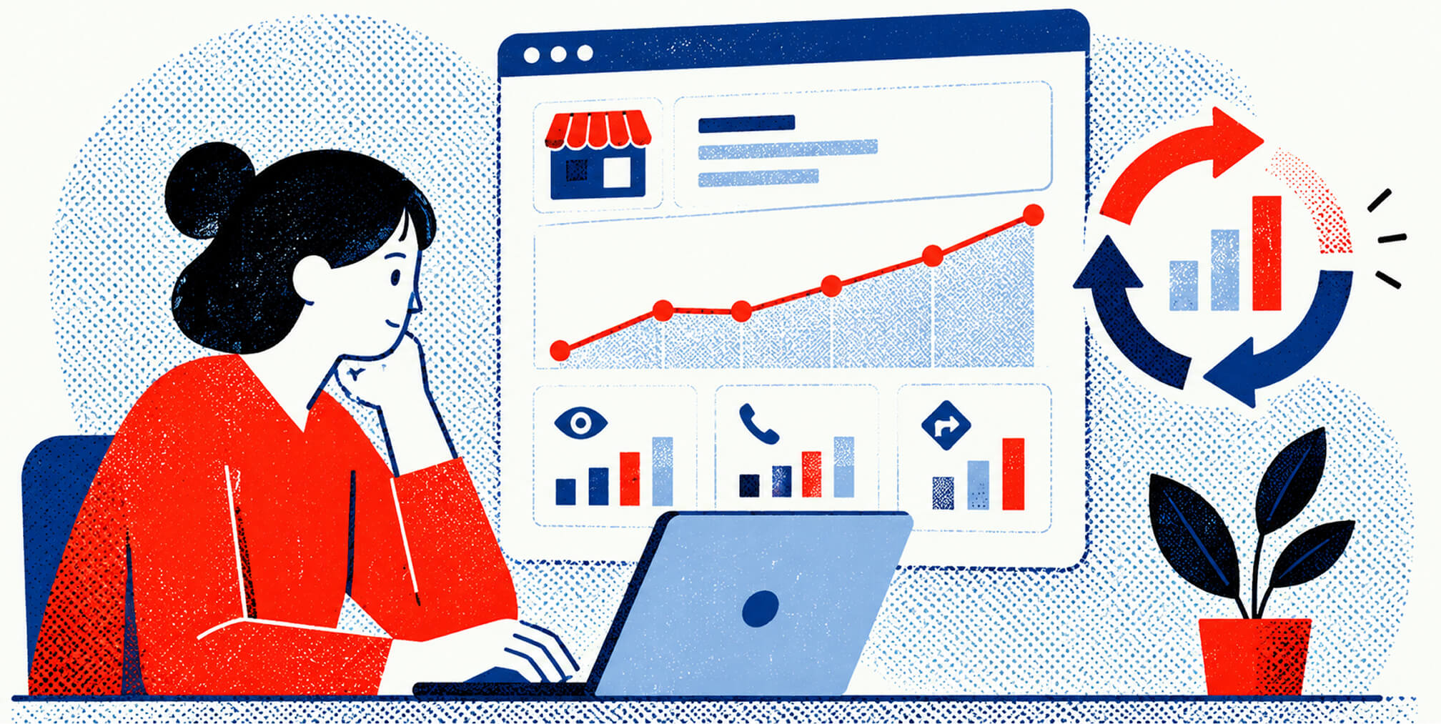 Google Business Profile optimization measured before and after a controlled profile change.