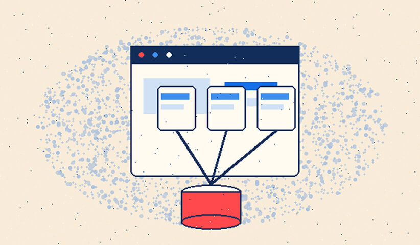 Reusable website components connected to a structured Webflow CMS content model.