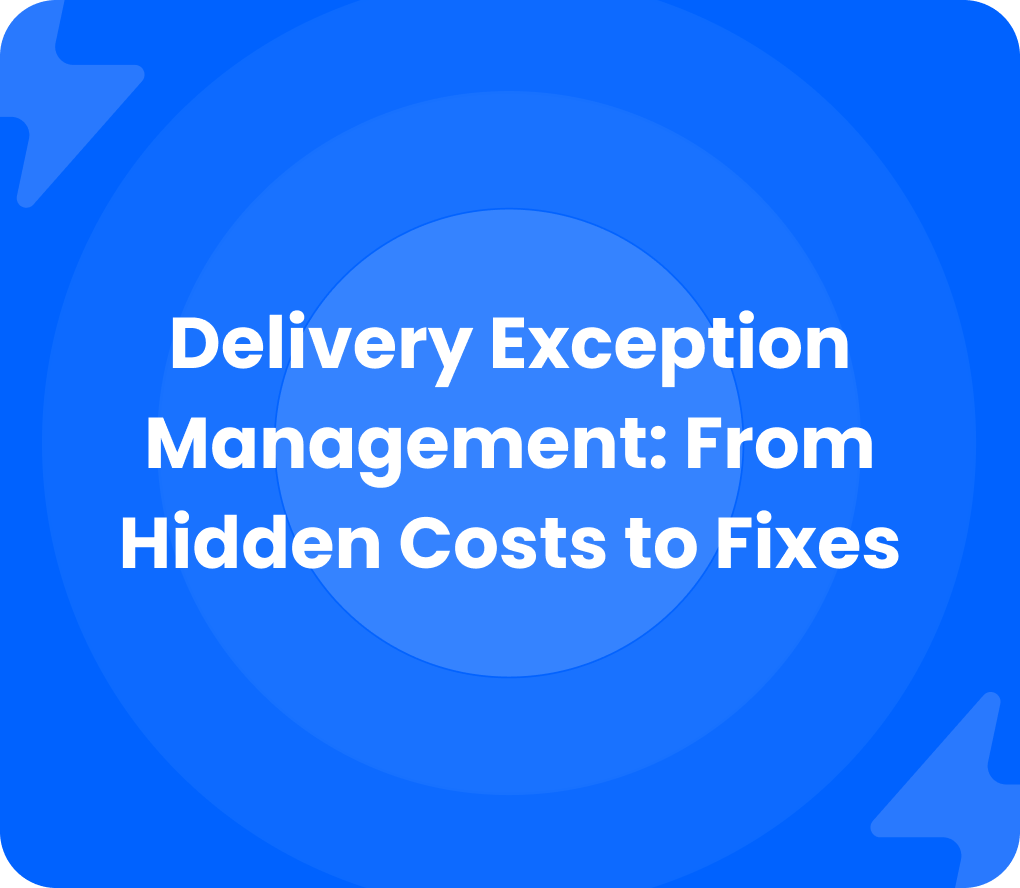 Delivery exception