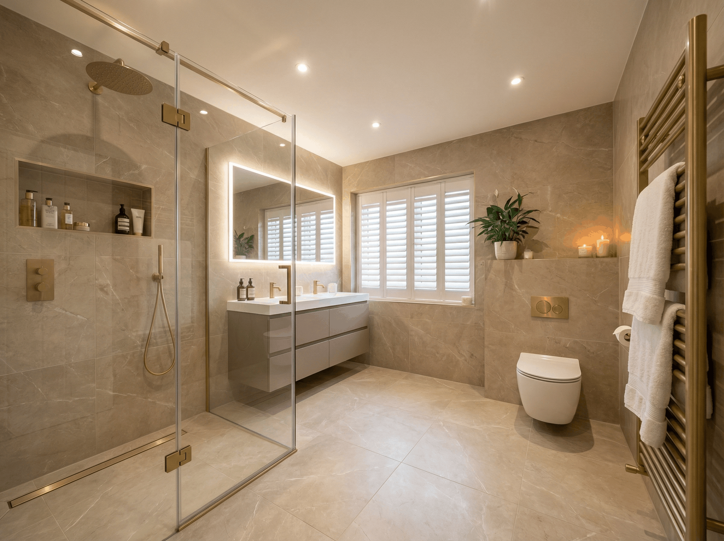 So könnte Ihr Bad aussehen