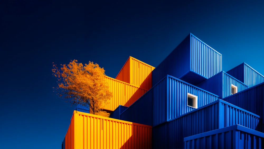 Illustration einer modularen Architektur