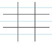grid of perpendicular lines