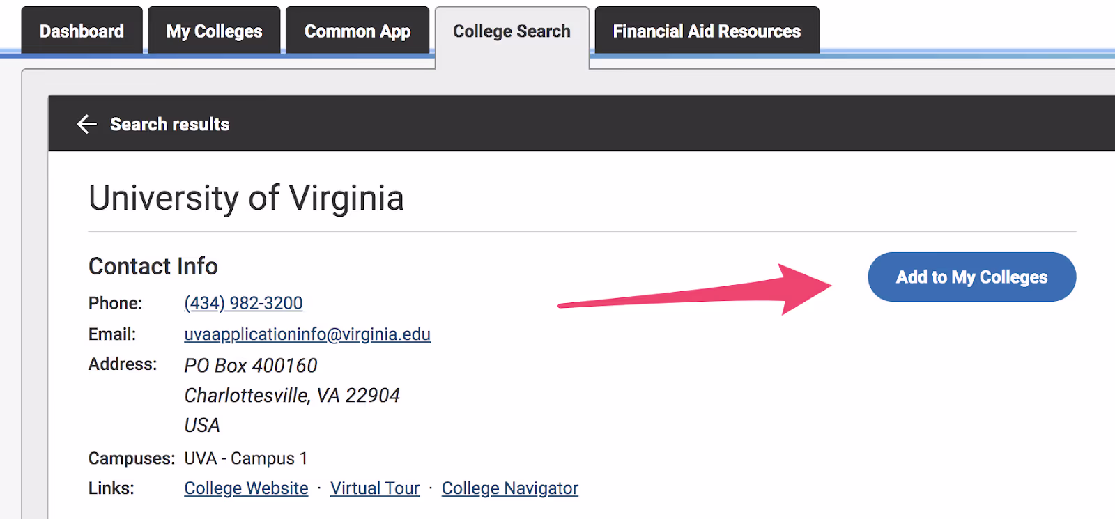 College Search