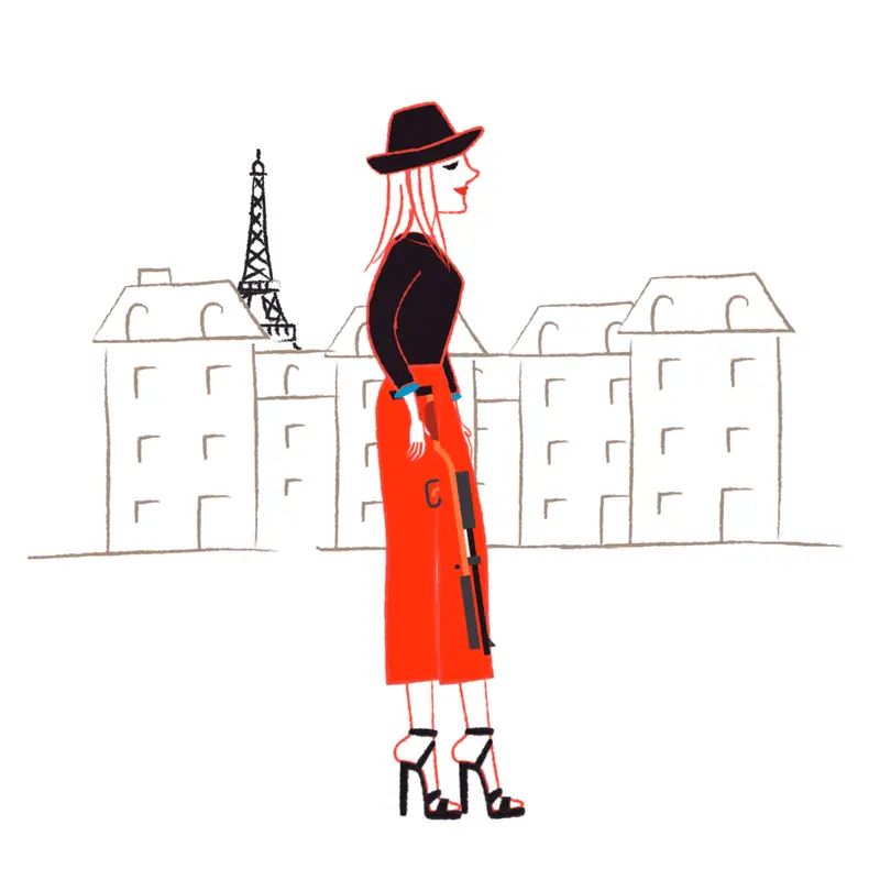 Illustration DDP : une femme tenant un trousseau de cles