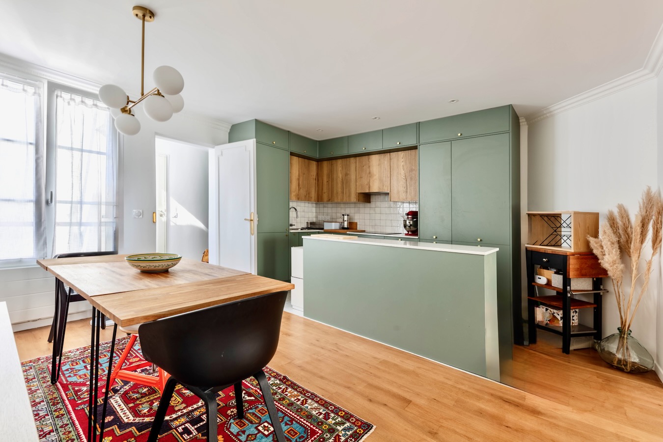 Rénovation haut de gamme — Batignolles, 79 m²