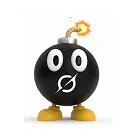 A cartoon bomb with lit fuse and grok logo