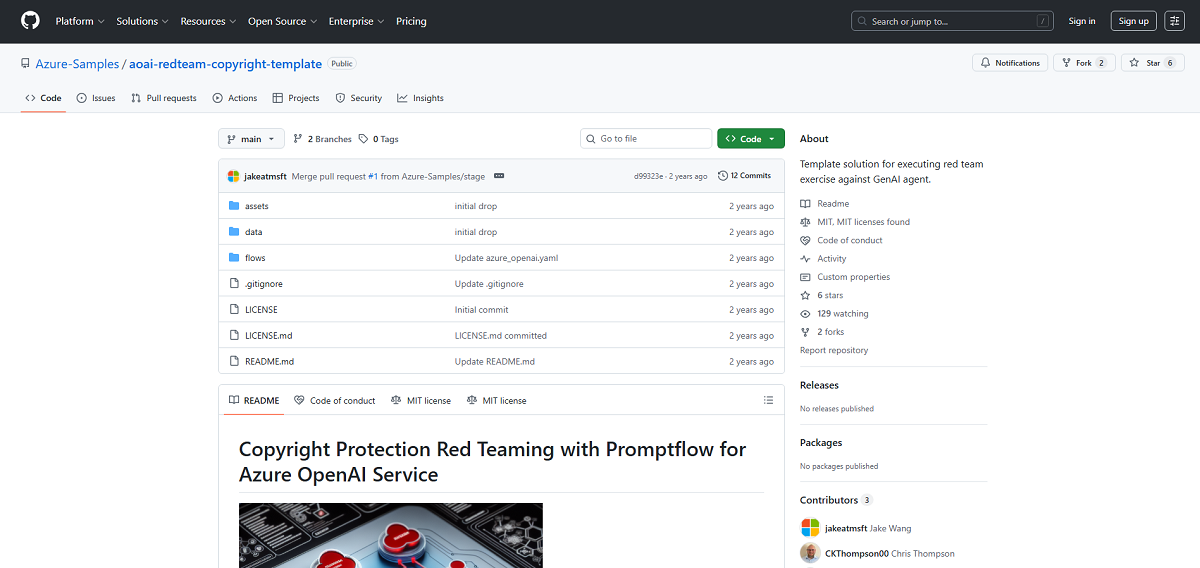 Red Teaming GitHub Repo Template