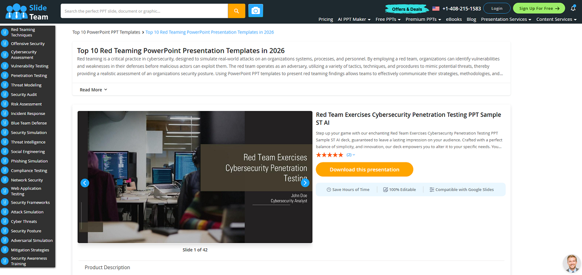 Red Team Exercise PowerPoint Templates