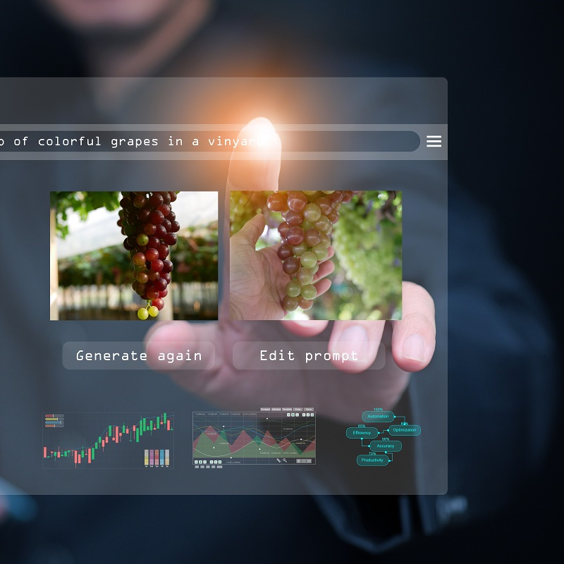 AI image generation interface creating images from text prompts, highlighting concerns around scraped training data, Nightshade protection methods, and data poisoning risks in generative AI models