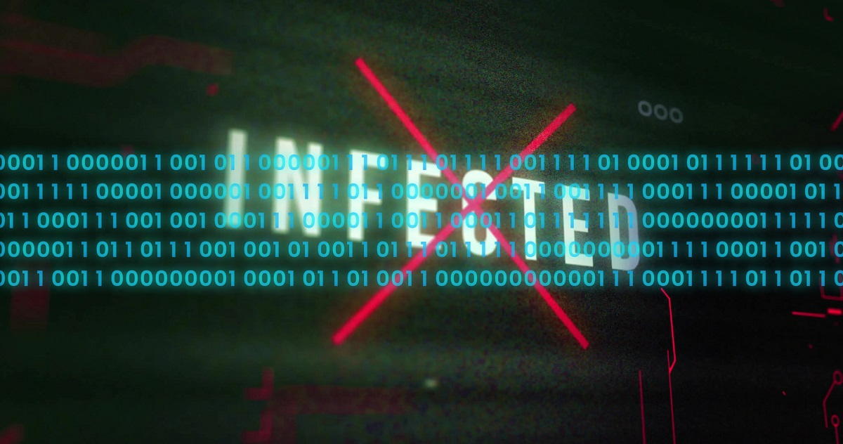 Training data poisoning visualization with binary code crossing out a machine learning dataset, illustrating corrupted training data, AI manipulation, and model integrity risks